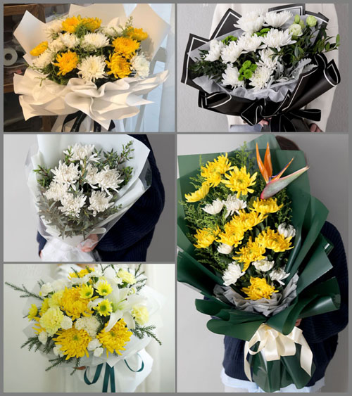 广东汕头市潮南区红场镇金埔村白事花束代送